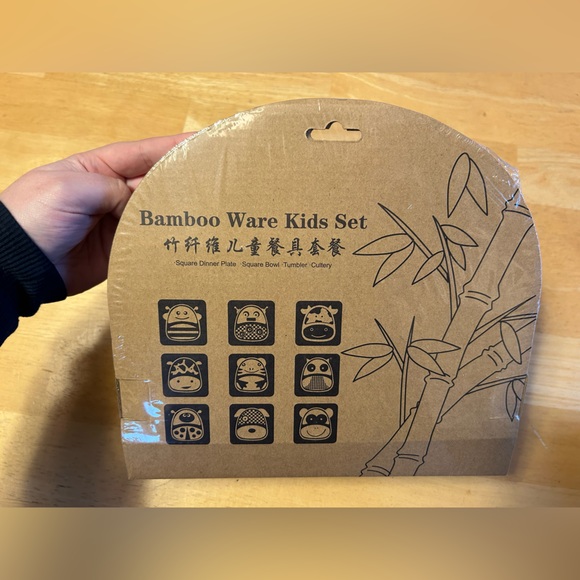 Bamboo Ware Kids Bumble Bee Dinner Set - Picture 7 of 9